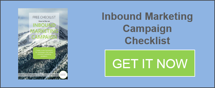 Inbound Marketing Campaign Checklist Download